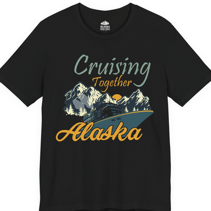 Cruising Together Alaska Mountains Family Alaska Cruise Adventure Shirt — Premium Tee T-Shirt – Alaska Cruise Shirts
