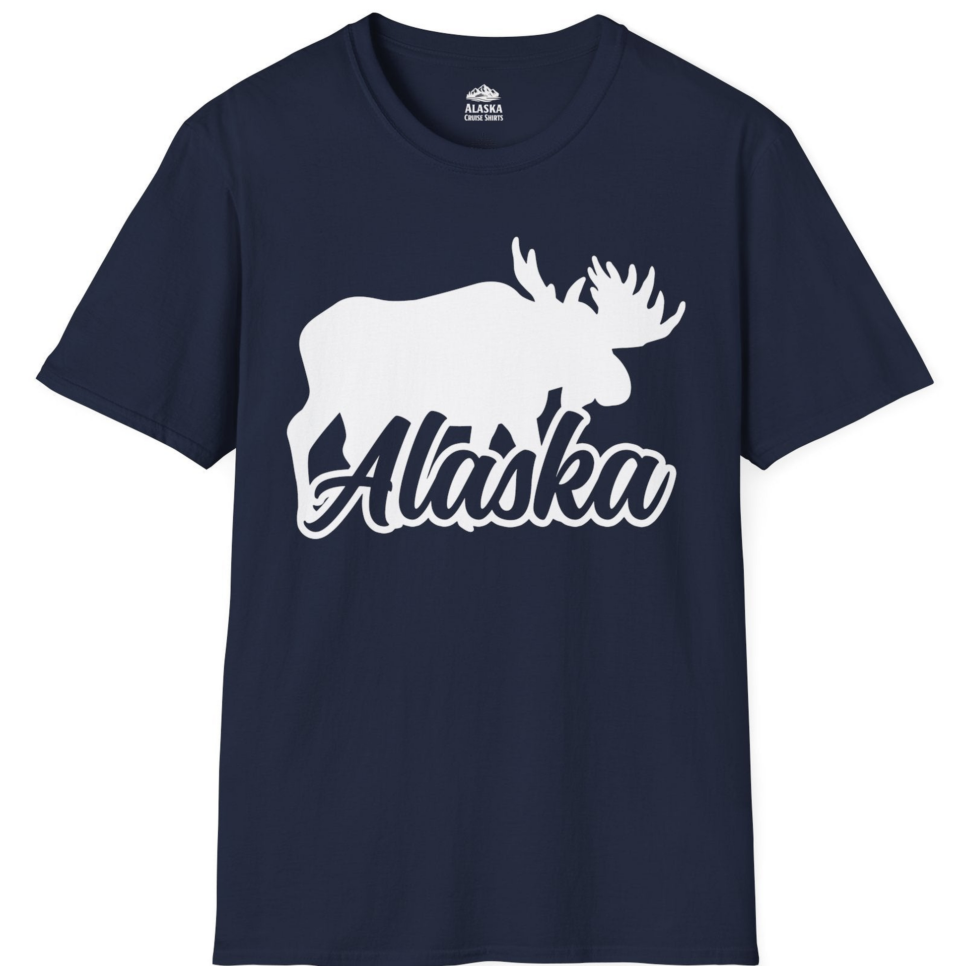 Alaska Moose Wildlife Silhouette Shirt T-Shirt – Alaska Cruise Shirts