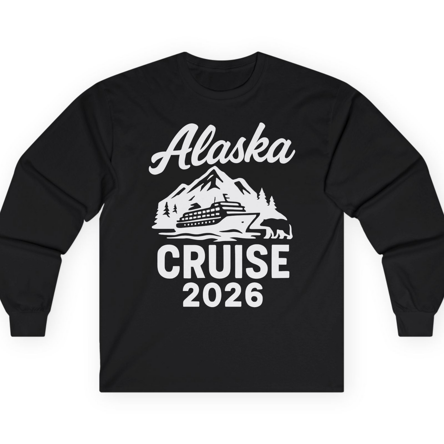 Alaska Cruise 2026 Nature Adventure Souvenir T-Shirt — Long Sleeve T-Shirt – Alaska Cruise Shirts