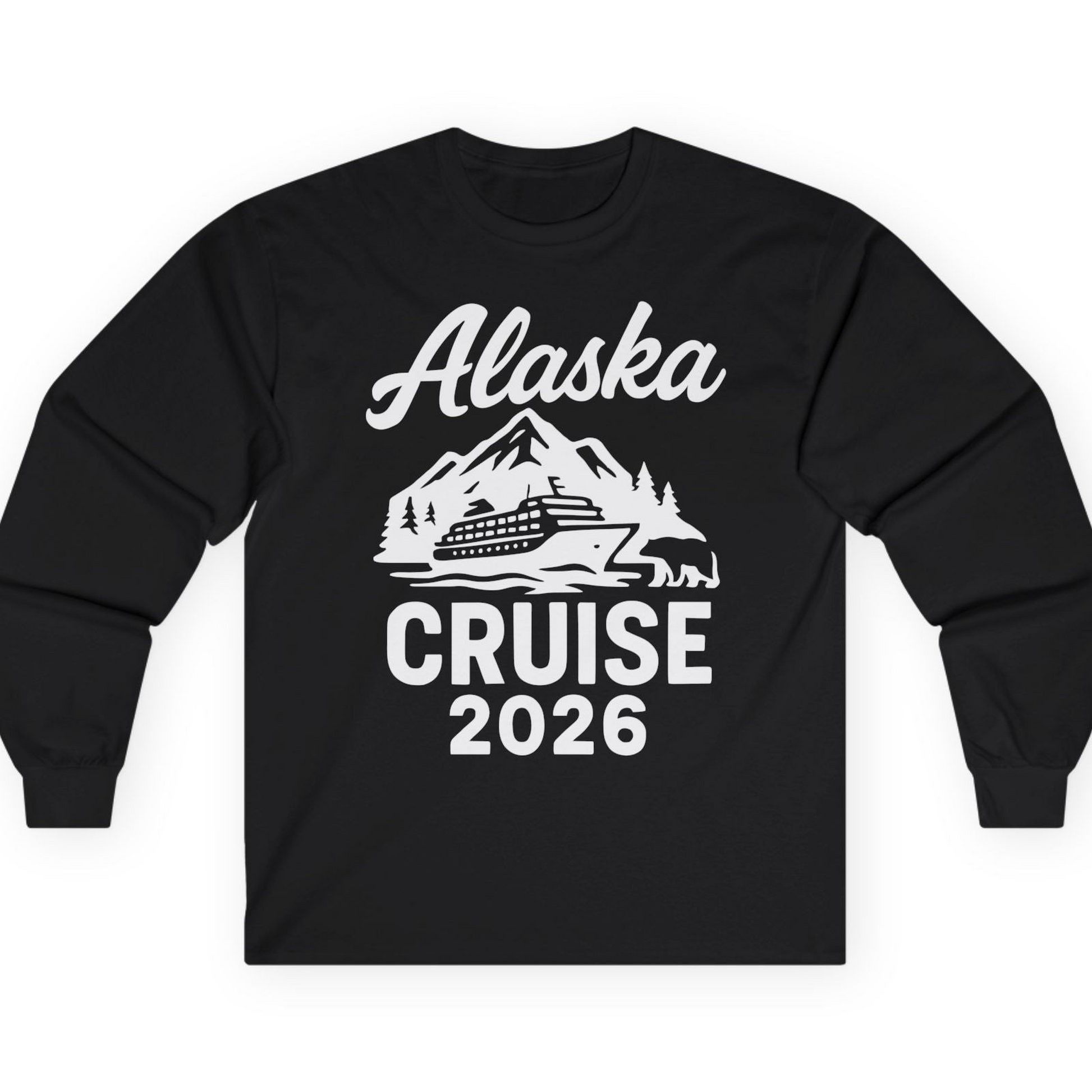 Alaska Cruise 2026 Nature Adventure Souvenir T-Shirt — Long Sleeve T-Shirt – Alaska Cruise Shirts