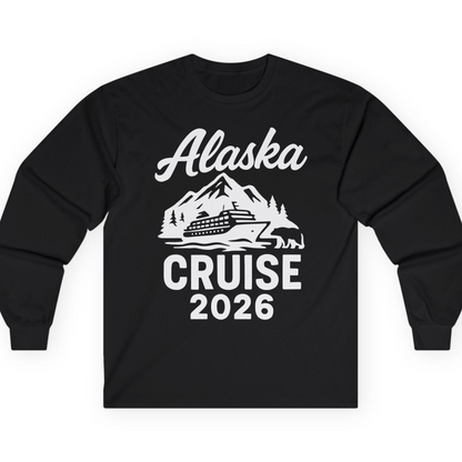 Alaska Cruise 2026 Nature Adventure Souvenir T-Shirt — Long Sleeve T-Shirt – Alaska Cruise Shirts