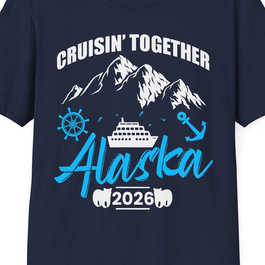 Alaska Cruise Group Adventure Shirt T-Shirt – Alaska Cruise Shirts Close Up