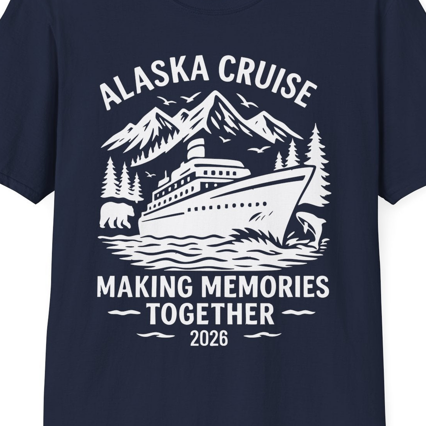 Alaska Cruise Shirt T-Shirt – Alaska Cruise Shirts Close Up