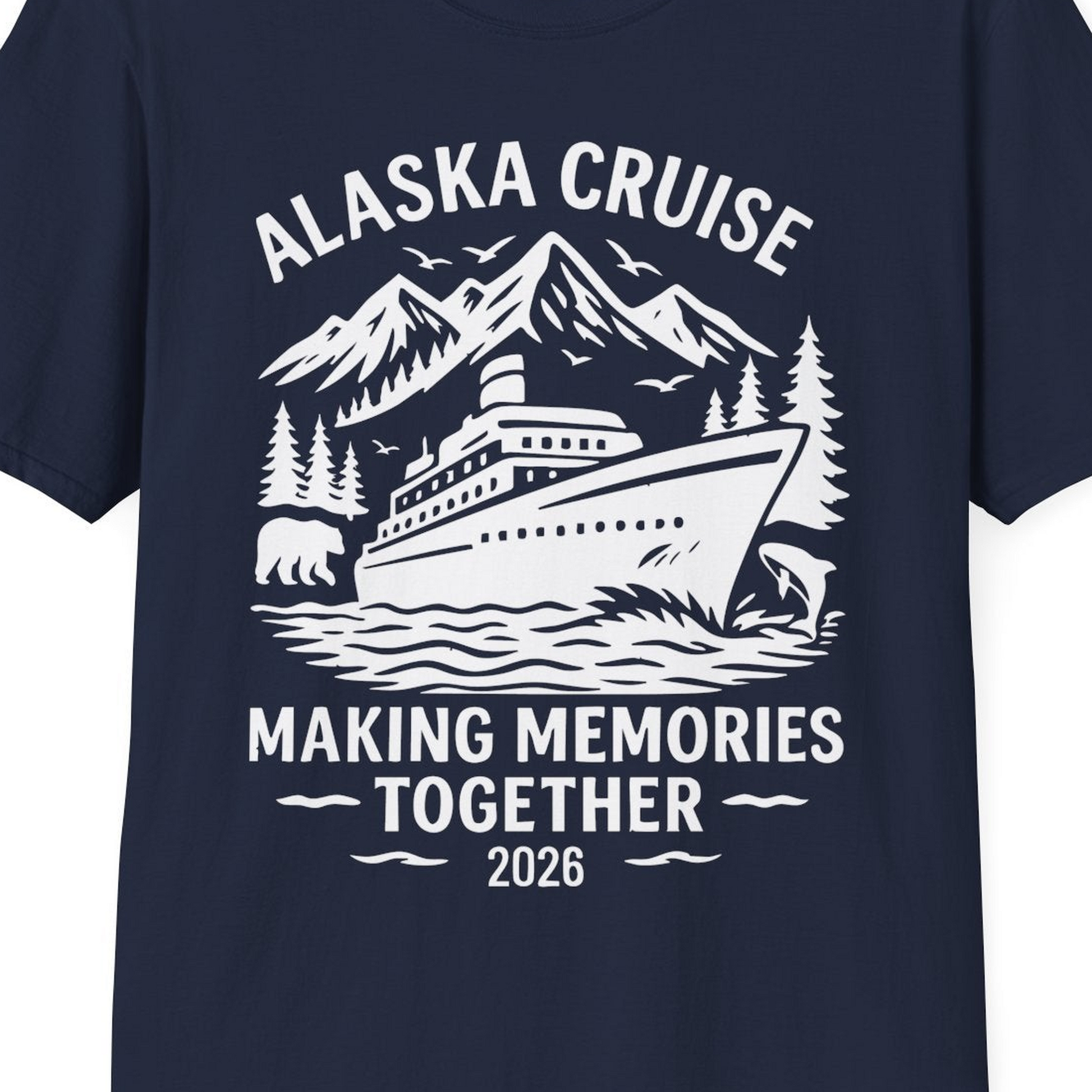 Alaska Cruise Shirt T-Shirt – Alaska Cruise Shirts Close Up