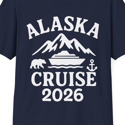 Alaska Cruise 2026 Shirt T-Shirt – Alaska Cruise Shirts Close Up