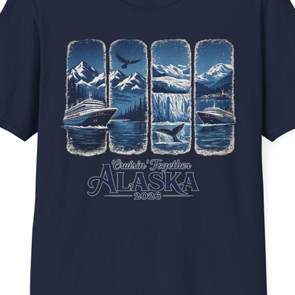 Alaska Cruise Adventure Shirt T-Shirt – Alaska Cruise Shirts Close Up