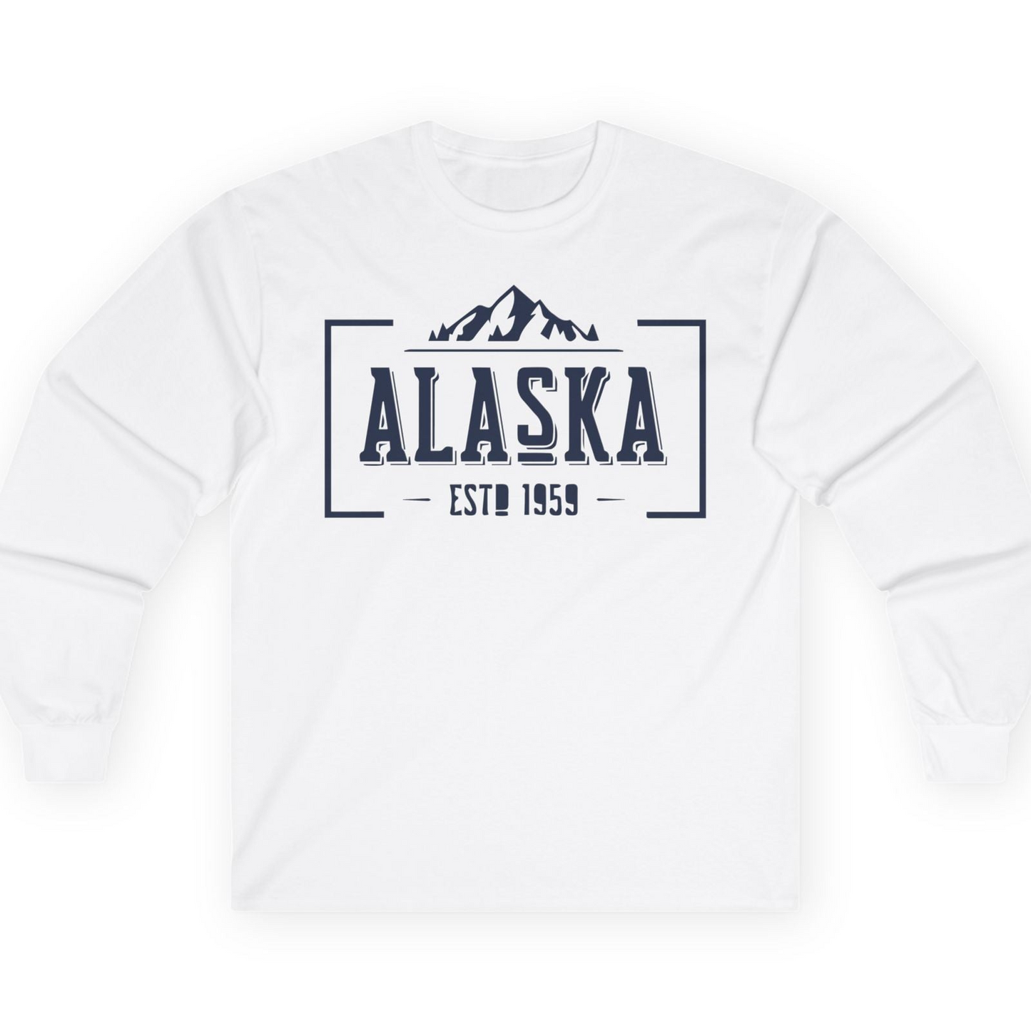 Alaska Mountain Vintage Shirt T-Shirt – White – Alaska Cruise Shirts