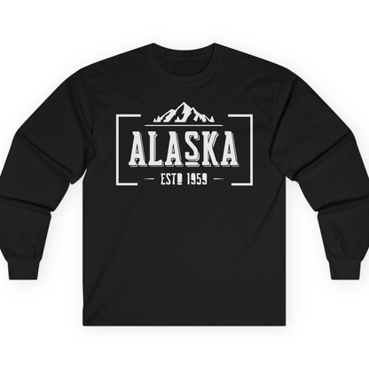 Alaska Mountain Vintage Shirt T-Shirt – Black – Alaska Cruise Shirts