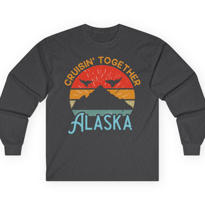 Retro Alaska Cruise Shirt T-Shirt – Dark Heather – Alaska Cruise Shirts