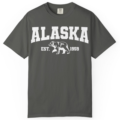 Vintage Alaska Bear Shirt T-Shirt – Pepper – Alaska Cruise Shirts