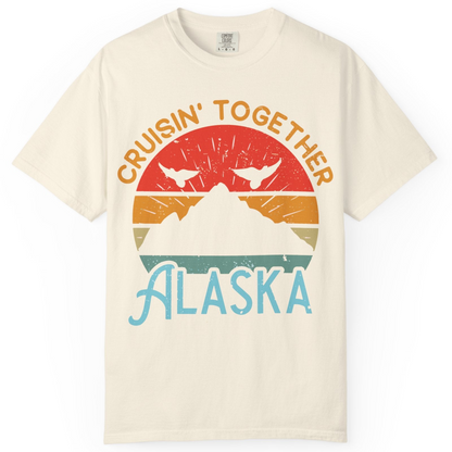 Retro Alaska Cruise Shirt T-Shirt – Ivory – Alaska Cruise Shirts