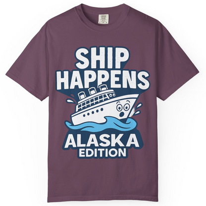 Ship Happens Alaska Cruise Shirt T-Shirt – Berry – Alaska Cruise Shirts