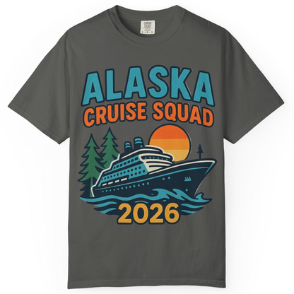 Alaska Cruise Squad Shirt T-Shirt – Pepper – Alaska Cruise Shirts