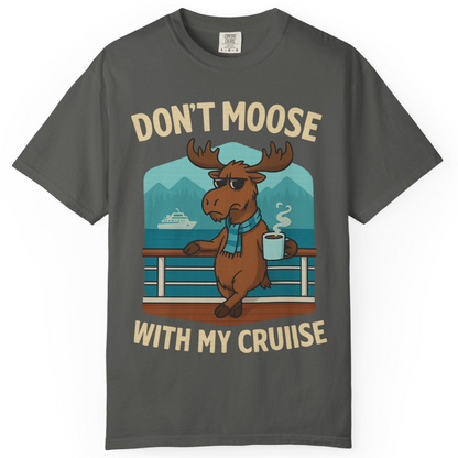 Funny Moose on Alaska Cruise Ship Shirt T-Shirt – Pepper – Alaska Cruise Shirts