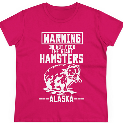 Funny Alaska Bear Warning Sign Shirt T-Shirt – Heliconia – Alaska Cruise Shirts