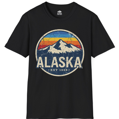 Alaska Vintage Shirt T-Shirt – Black – Alaska Cruise Shirts
