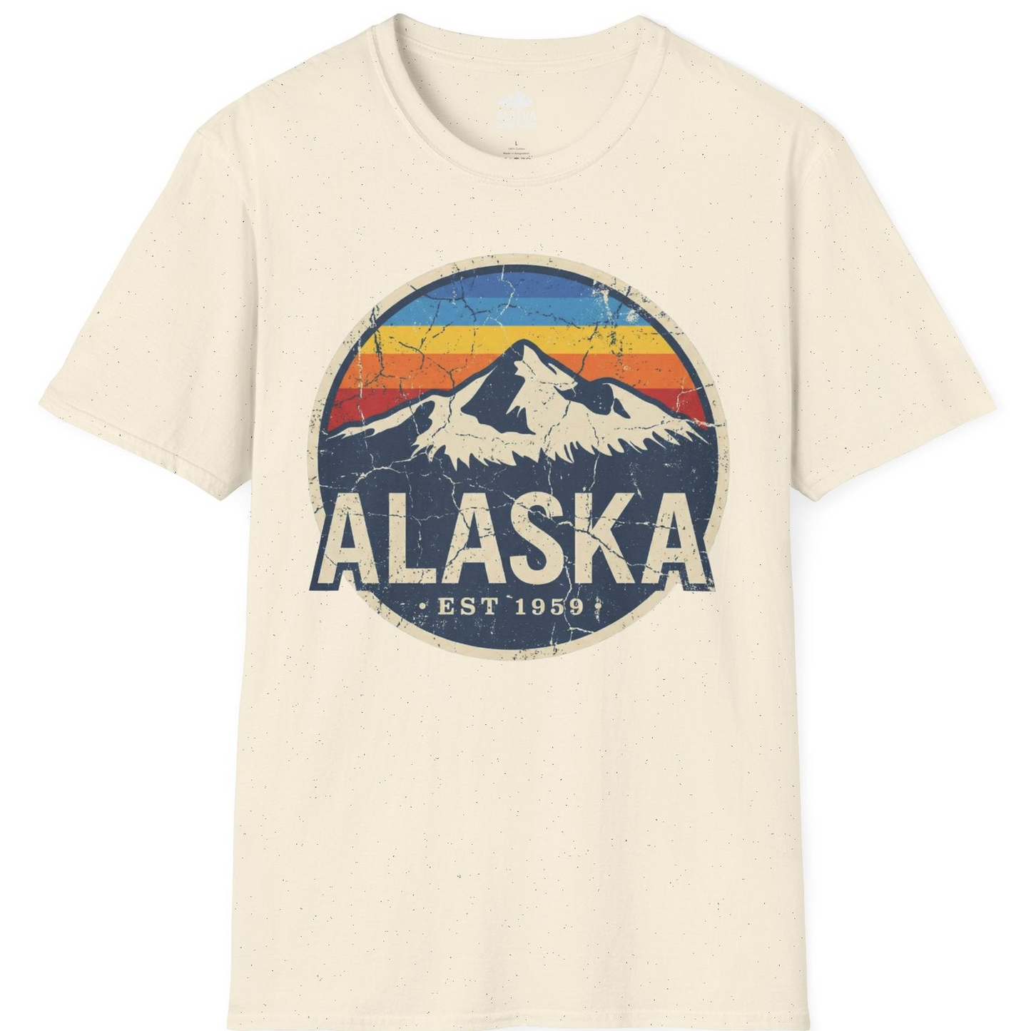 Alaska Vintage Shirt T-Shirt – Natural – Alaska Cruise Shirts