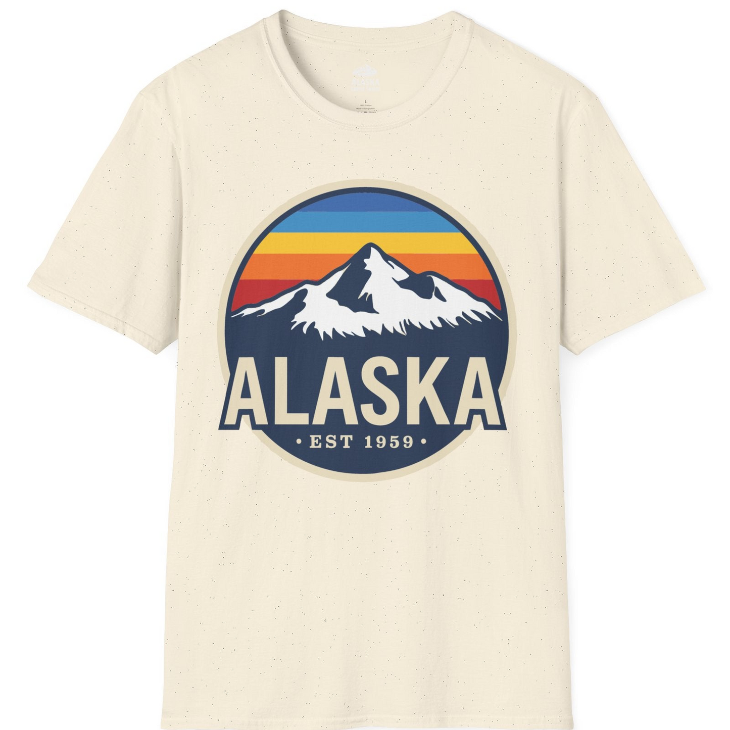 Alaska Vintage Shirt T-Shirt – Natural – Alaska Cruise Shirts