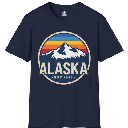 Alaska Vintage Shirt T-Shirt – Navy – Alaska Cruise Shirts