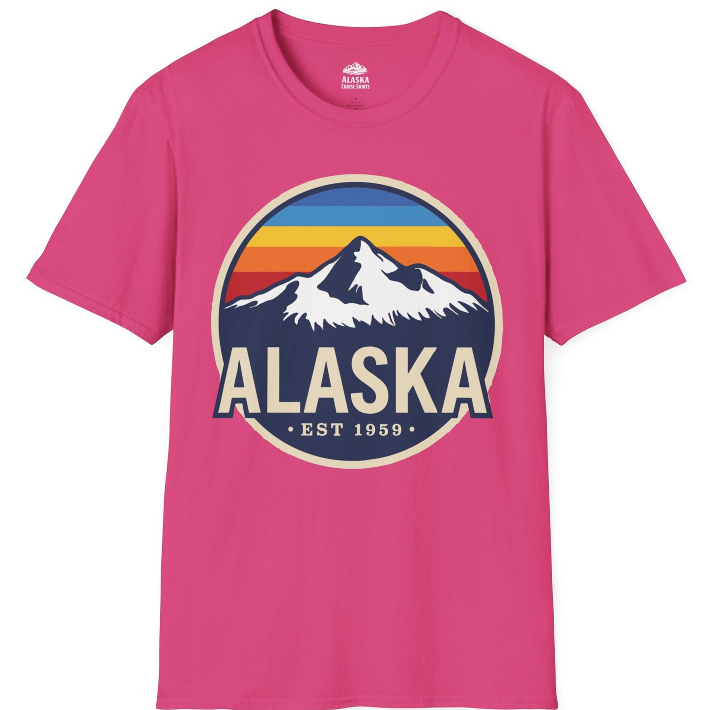 Alaska Vintage Shirt T-Shirt – Heliconia – Alaska Cruise Shirts