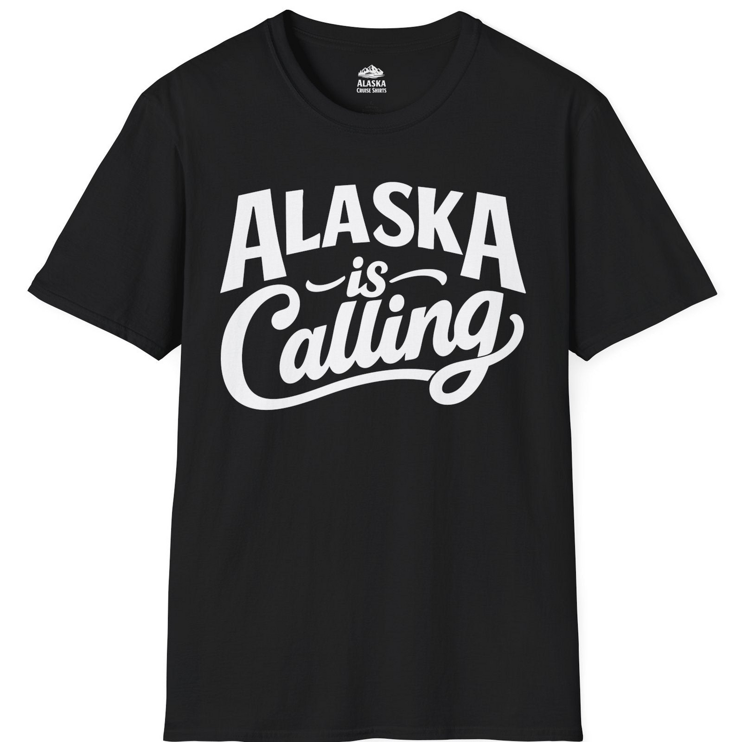 Alaska Is Calling Shirt T-Shirt – Black – Alaska Cruise Shirts