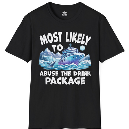 Funny Alaska Cruise Shirt T-Shirt – Black – Alaska Cruise Shirts