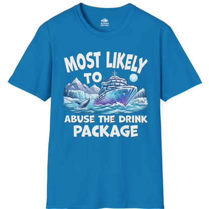 Funny Alaska Cruise Shirt T-Shirt – Sapphire – Alaska Cruise Shirts