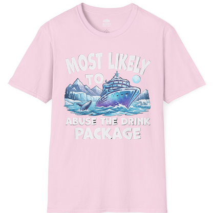 Funny Alaska Cruise Shirt T-Shirt – Light Pink – Alaska Cruise Shirts