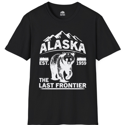 Alaska Bear Shirt T-Shirt – Black – Alaska Cruise Shirts