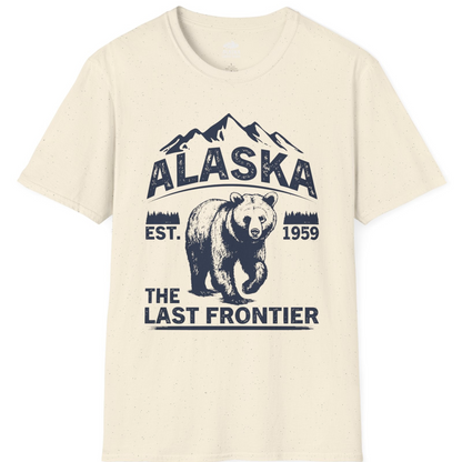 Alaska Bear Shirt T-Shirt – Natural – Alaska Cruise Shirts