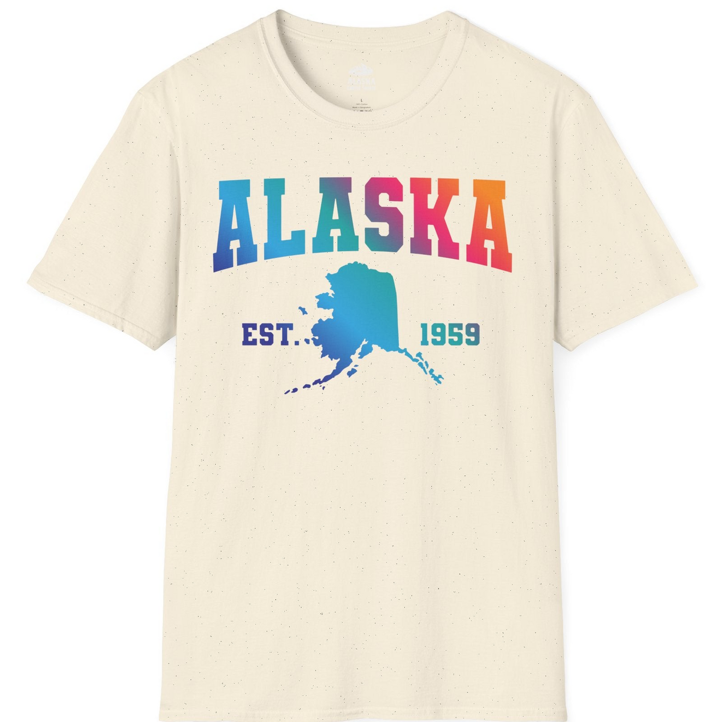 Retro Alaska Est 1959 Shirt T-Shirt – Natural – Alaska Cruise Shirts