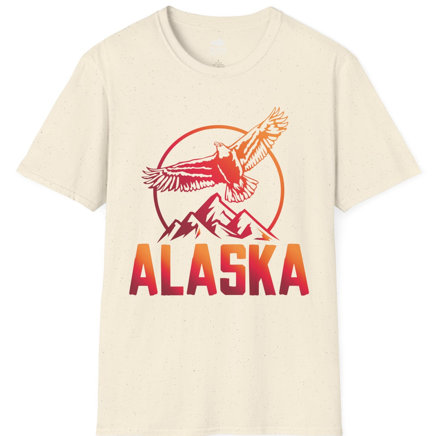 Alaska Eagle Mountains Graphic Shirt T-Shirt – Natural – Alaska Cruise Shirts