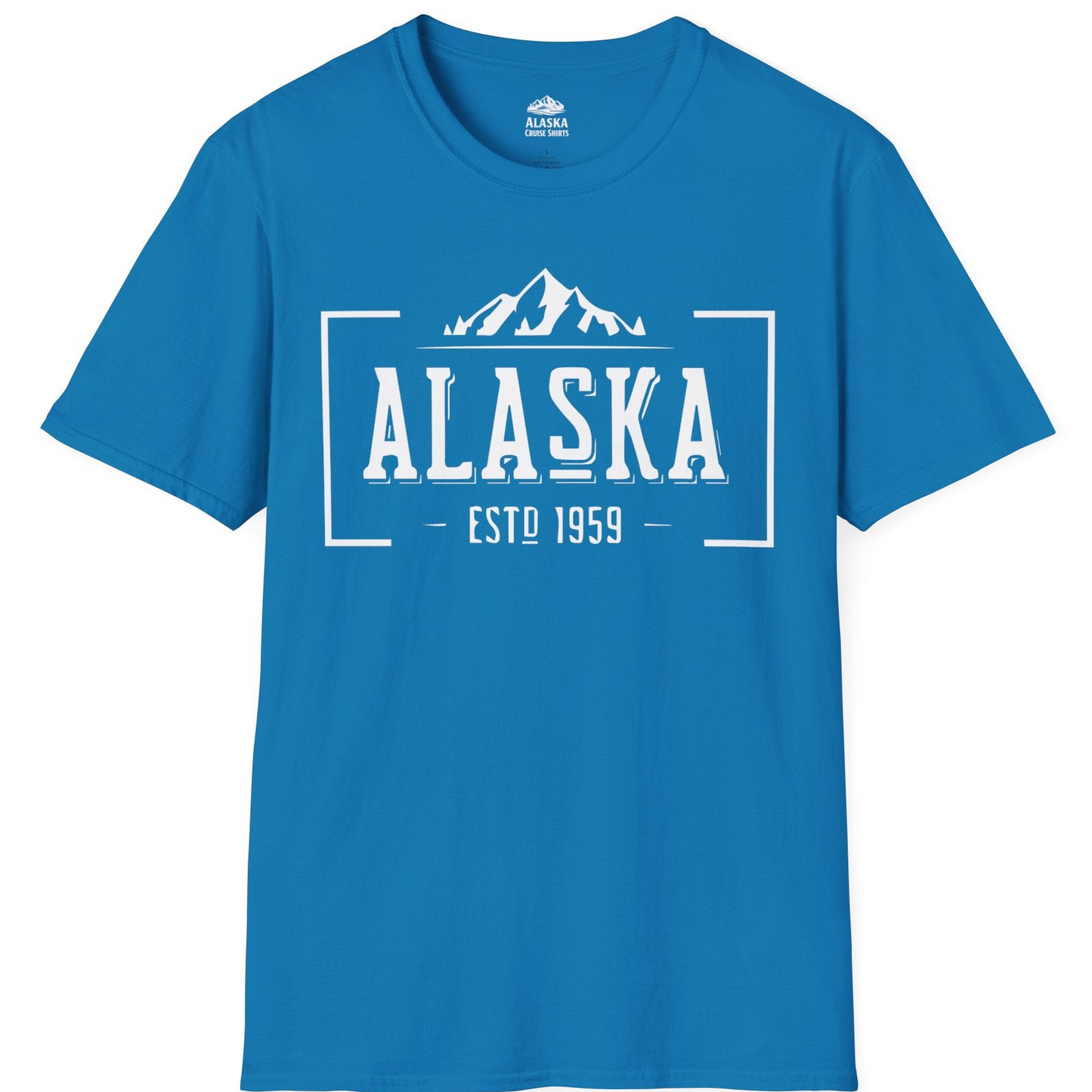 Vintage Alaska Estd 1959 Shirt T-Shirt – Sapphire – Alaska Cruise Shirts