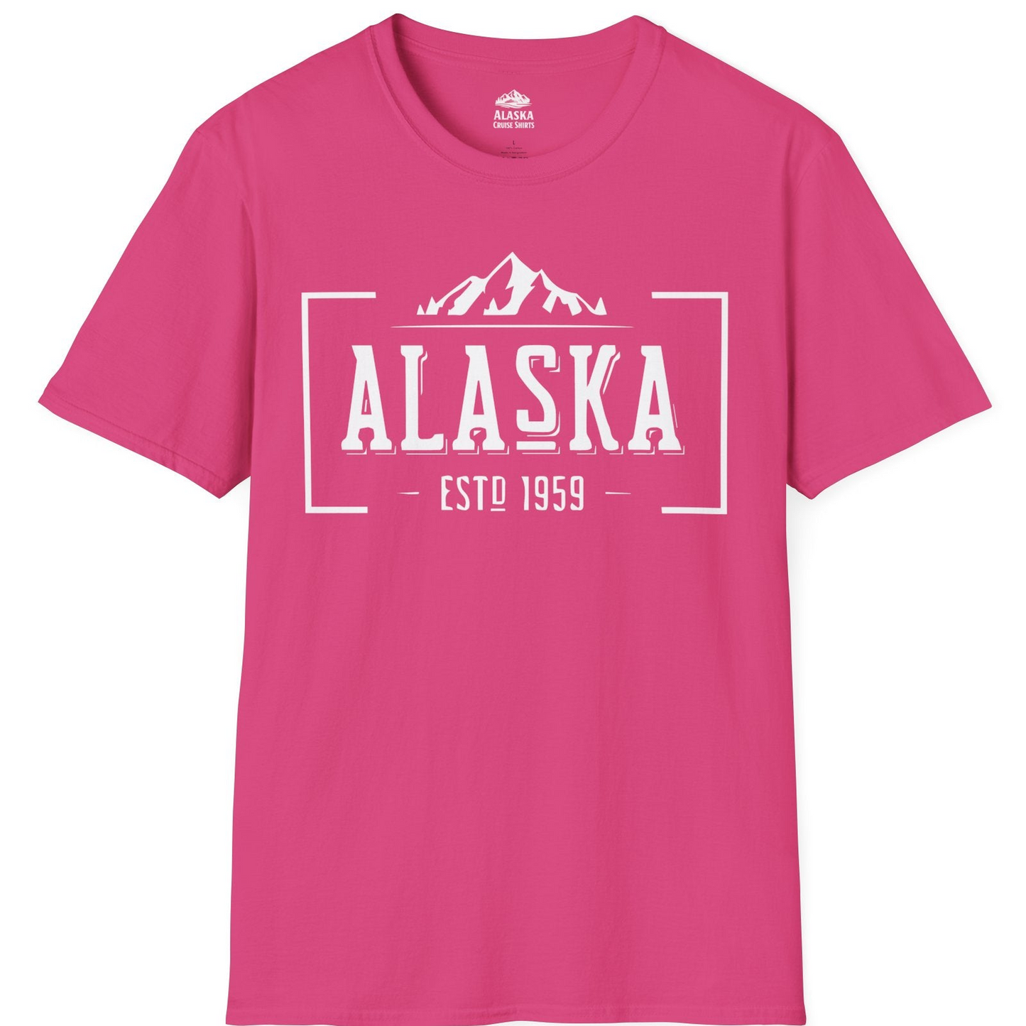 Vintage Alaska Estd 1959 Shirt T-Shirt – Heliconia – Alaska Cruise Shirts