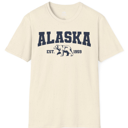 Vintage Alaska Bear Shirt T-Shirt – Natural – Alaska Cruise Shirts