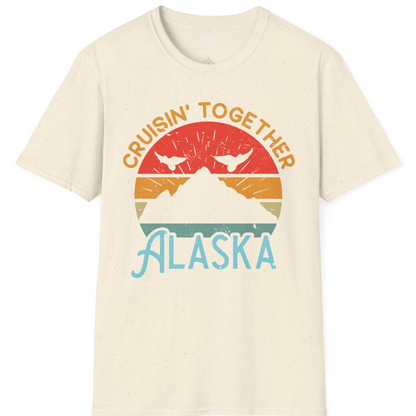 Retro Alaska Cruise Shirt T-Shirt – Natural – Alaska Cruise Shirts