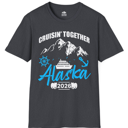 Alaska Cruise Group Adventure Shirt T-Shirt – Dark Heather Grey – Alaska Cruise Shirts