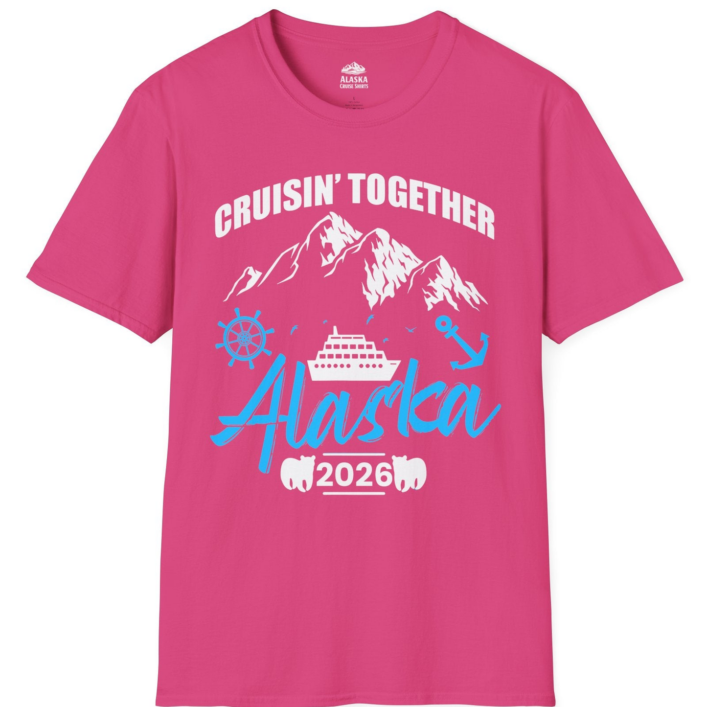 Alaska Cruise Group Adventure Shirt T-Shirt – Heliconia – Alaska Cruise Shirts