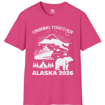 Alaska Cruise 2026 Family Adventure Bear Mountain Nature Shirt — T-Shirt T-Shirt – Heliconia – Alaska Cruise Shirts
