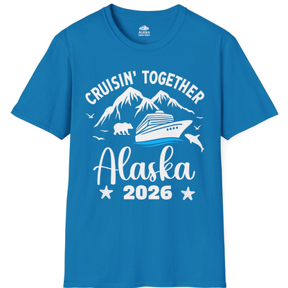Alaska Cruise Adventure 2026 Shirt T-Shirt – Sapphire – Alaska Cruise Shirts