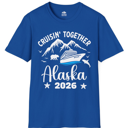 Alaska Cruise Adventure 2026 Shirt T-Shirt – Royal – Alaska Cruise Shirts