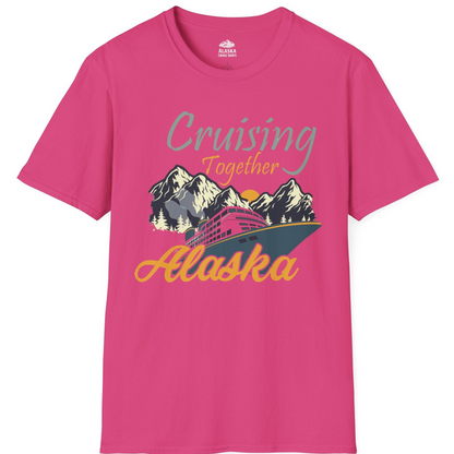 Cruising Together Alaska Mountains Family Alaska Cruise Adventure Shirt — T-Shirt T-Shirt – Heliconia – Alaska Cruise Shirts
