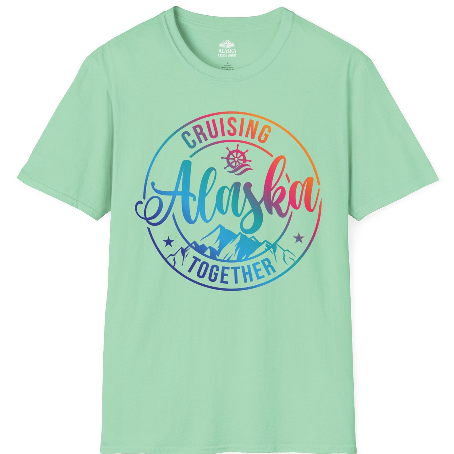 Cruising Alaska Together Shirt T-Shirt – Mint Green – Alaska Cruise Shirts