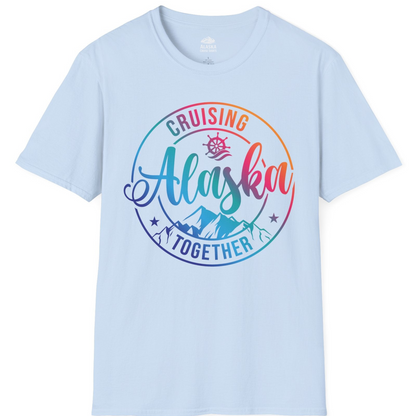 Cruising Alaska Together Shirt T-Shirt – Light Blue – Alaska Cruise Shirts
