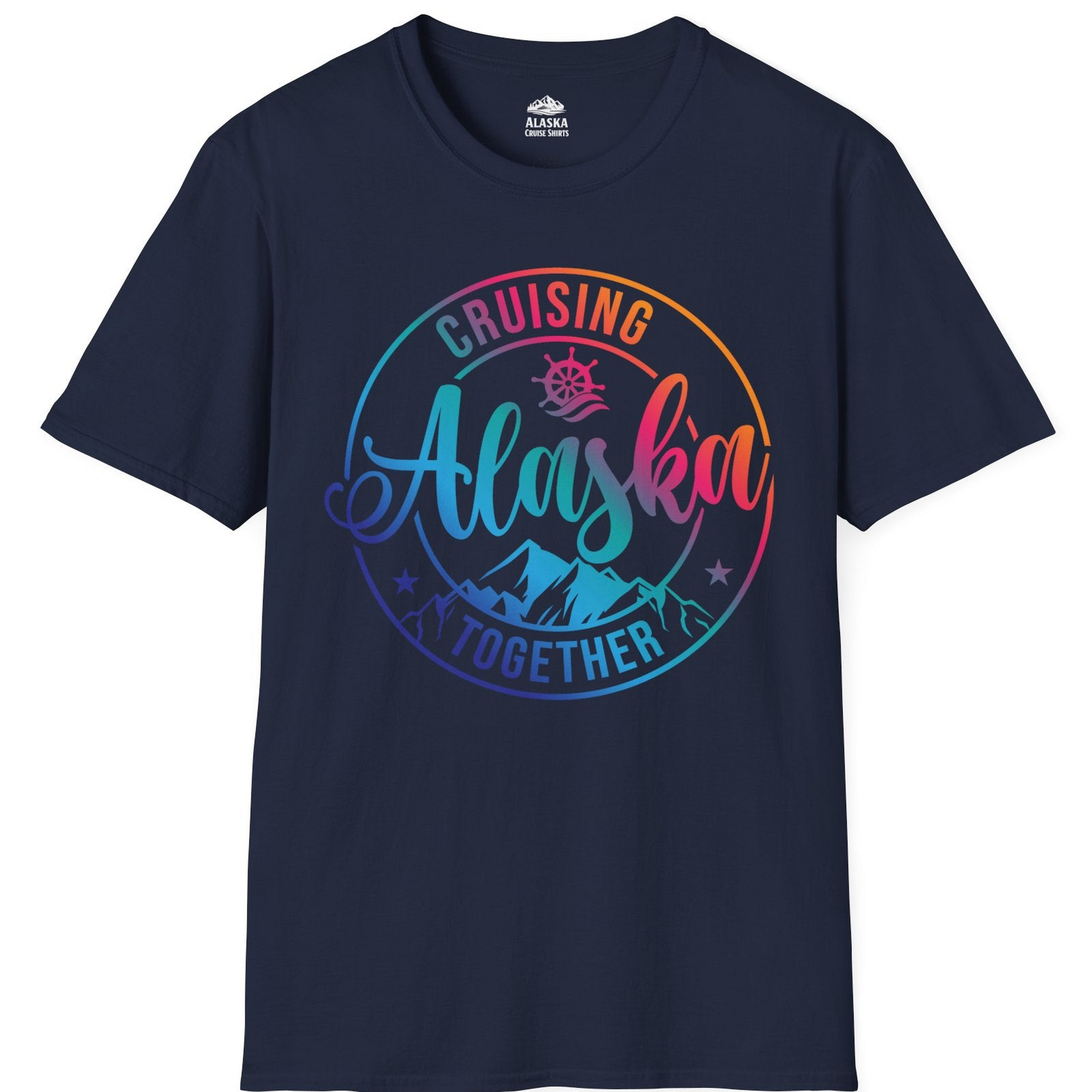 Cruising Alaska Together Shirt T-Shirt – Navy – Alaska Cruise Shirts