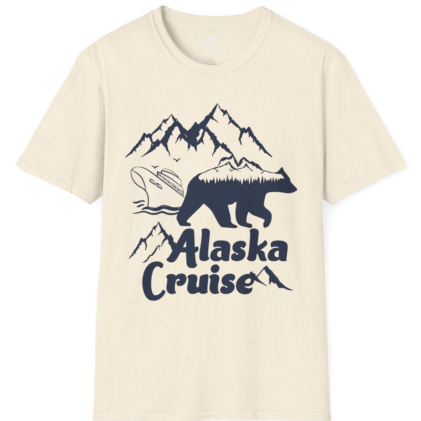 Alaska Cruise Shirt T-Shirt – Natural – Alaska Cruise Shirts