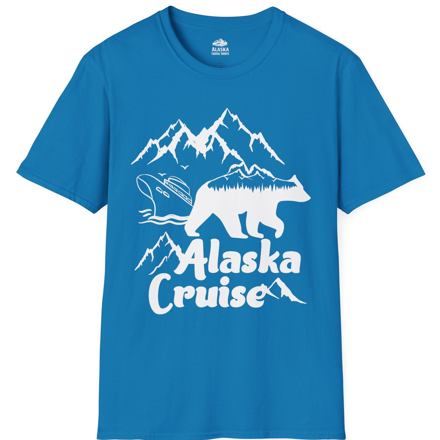 Alaska Cruise Shirt T-Shirt – Sapphire – Alaska Cruise Shirts
