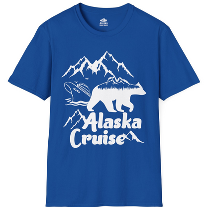 Alaska Cruise Shirt T-Shirt – Royal – Alaska Cruise Shirts