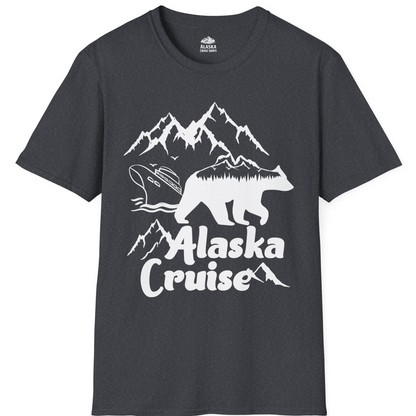 Alaska Cruise Shirt T-Shirt – Dark Heather Grey – Alaska Cruise Shirts