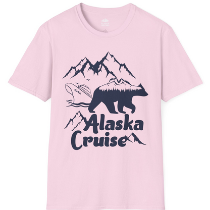 Alaska Cruise Shirt T-Shirt – Light Pink – Alaska Cruise Shirts